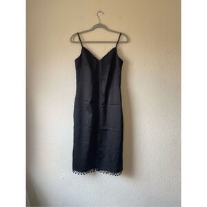 Rampage Y2k 90s satin‎ bodycon sequin hem dress size small